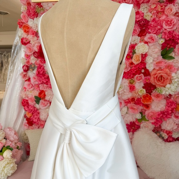 By Watters | Mini Tie Back with Bow Dress - Picture 4 of 4